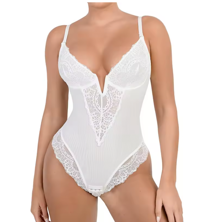 Body Gainant Sculptant à Dentelle